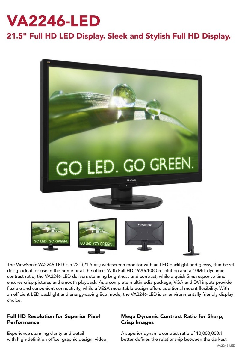 ViewSonic VA2246-LED User manual