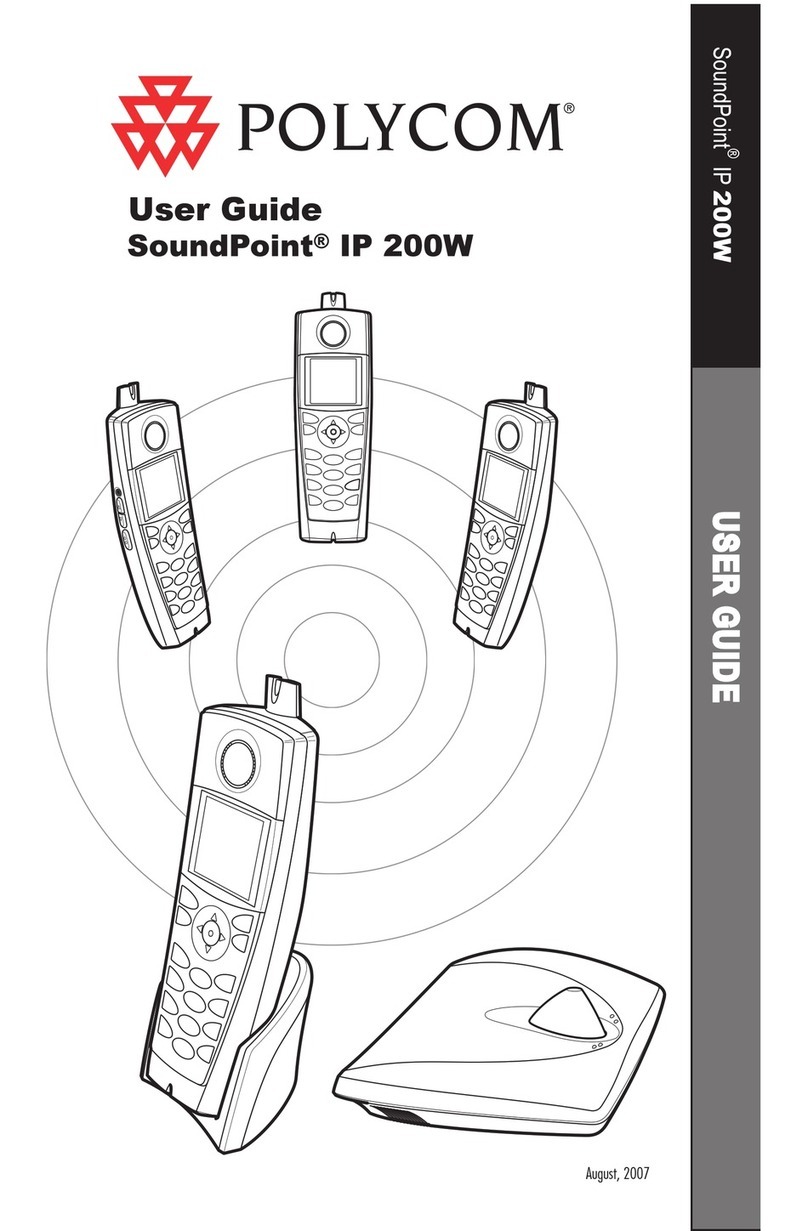 Polycom SoundPoint IP 200W User manual