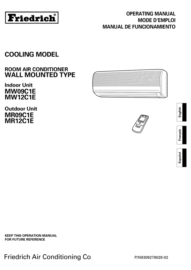 Friedrich MW09C1E User manual