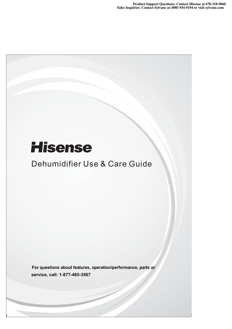 Hisense DH-70K1SJE Use & care guide