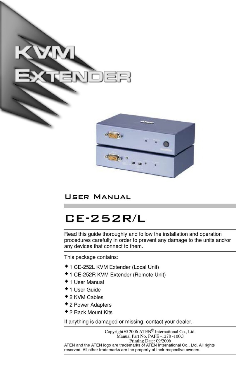 ATEN CE-252R User manual