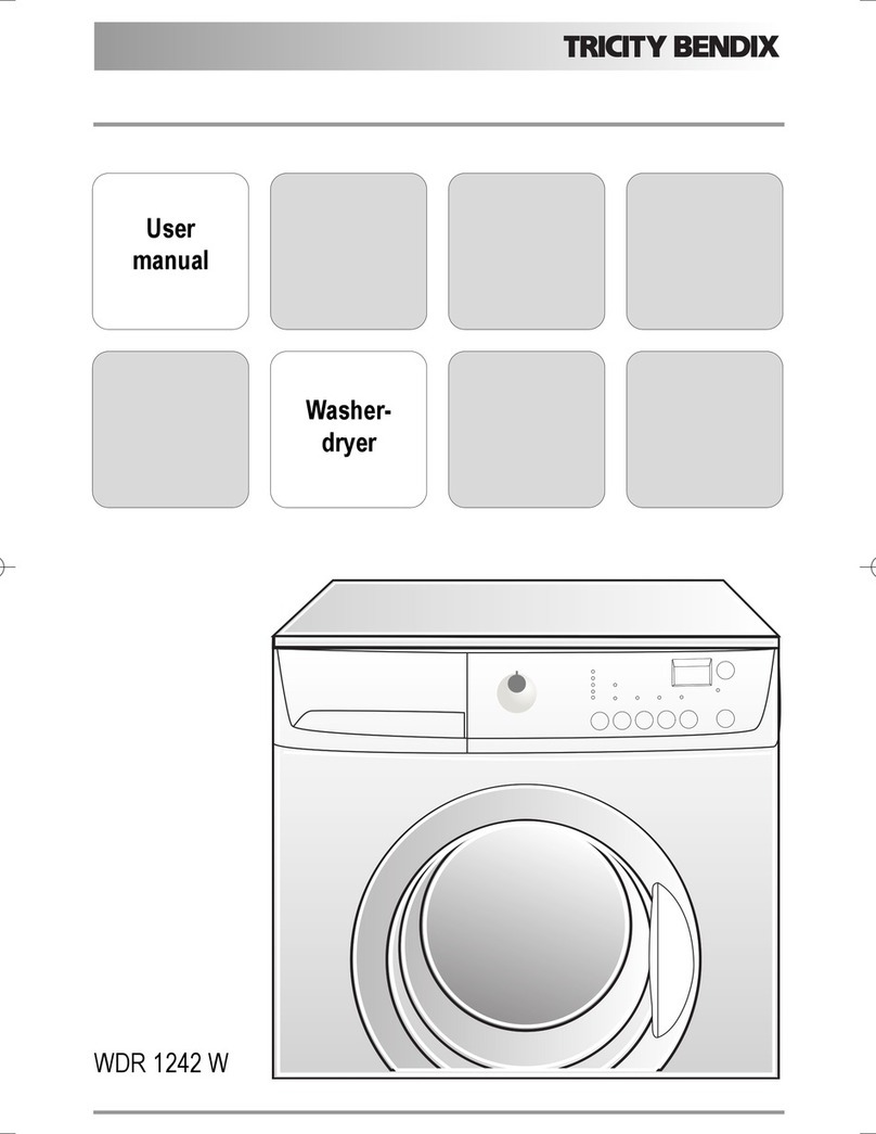 Tricity Bendix WDR 1242 W User manual