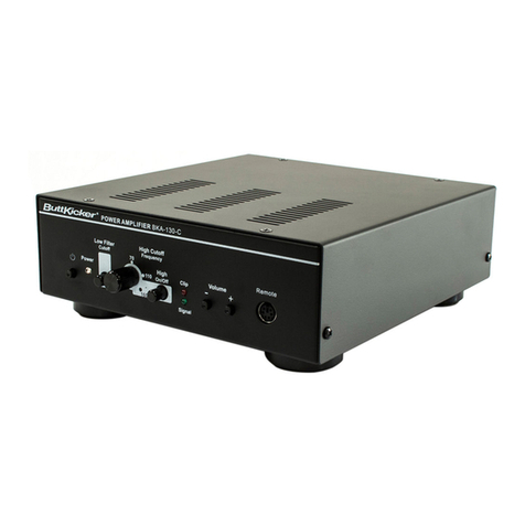 ButtKicker BKA-130-C owner's manual