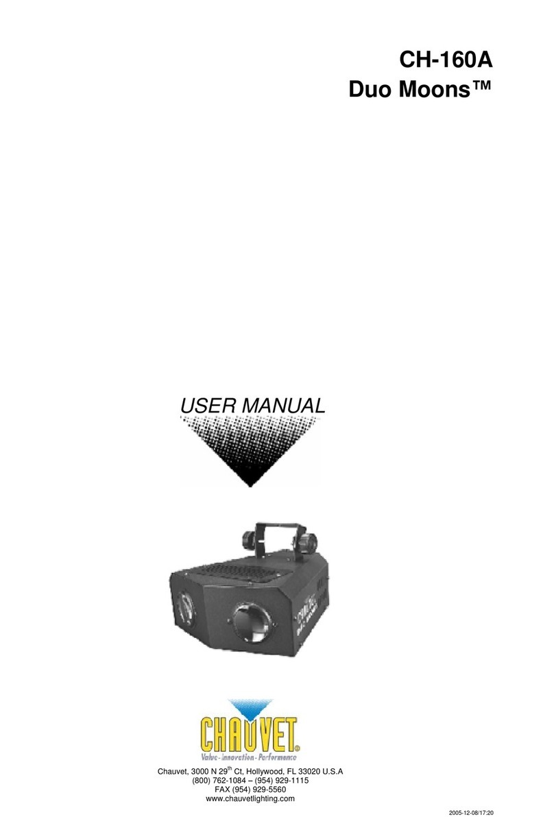 Chauvet Duo Moons CH-160A user manual