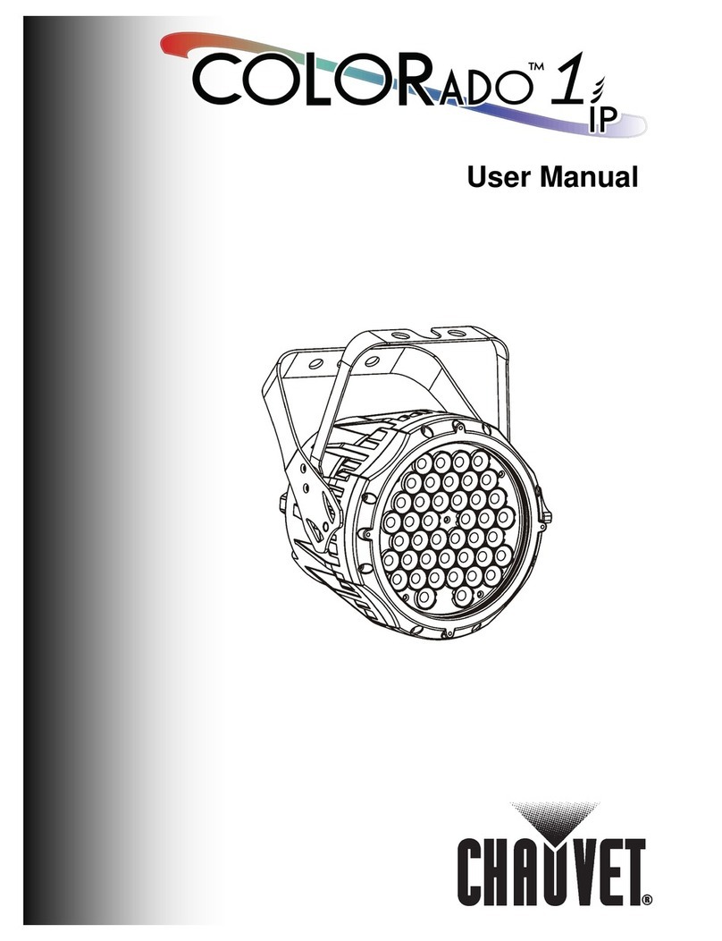 Chauvet COLORado 1 IP user manual Chauvet COLORado 1 IP user manual