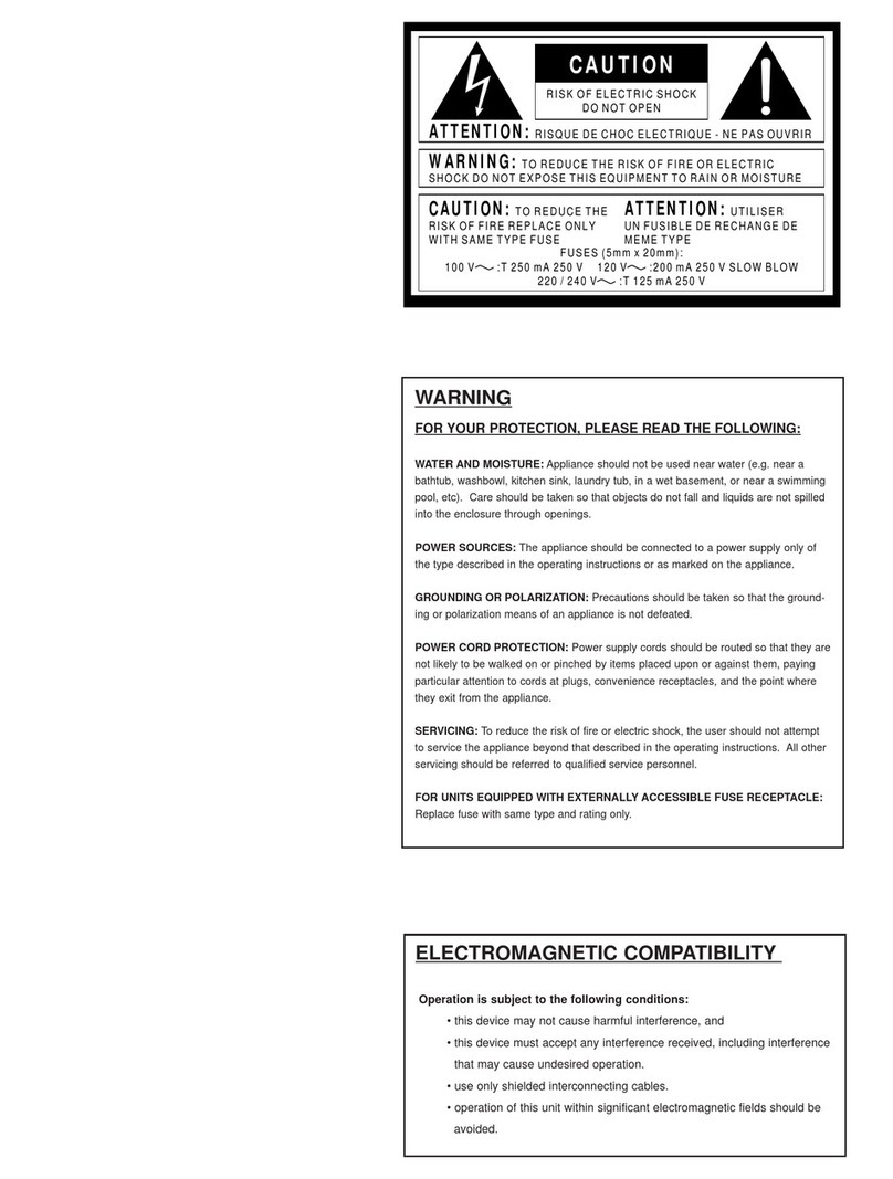 DOD BASSTEC owner's manual