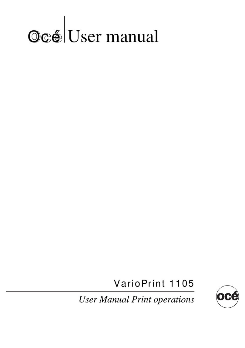 Oce VarioPrint 1105 User manual