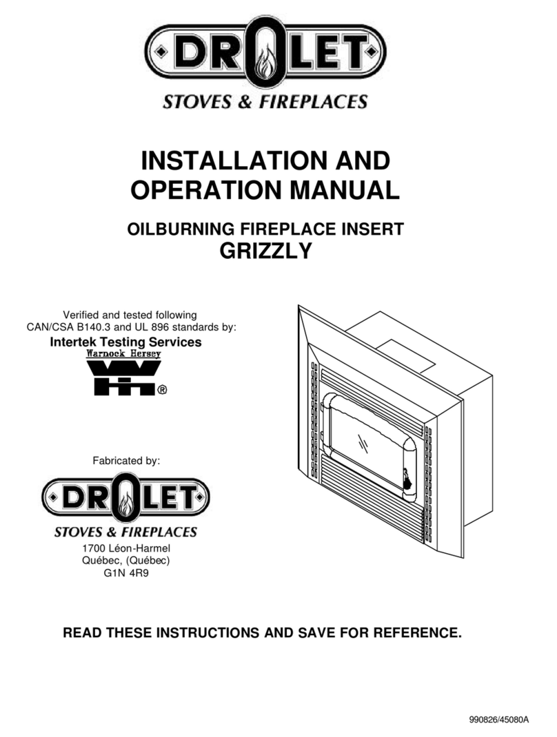 Drolet GRIZZLY User manual Drolet GRIZZLY User manual