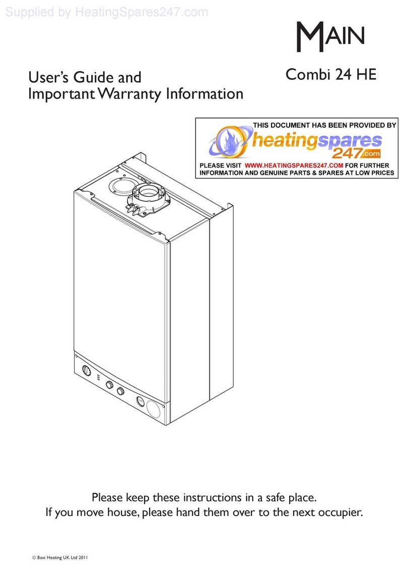 Main Combi 24 HE User manual