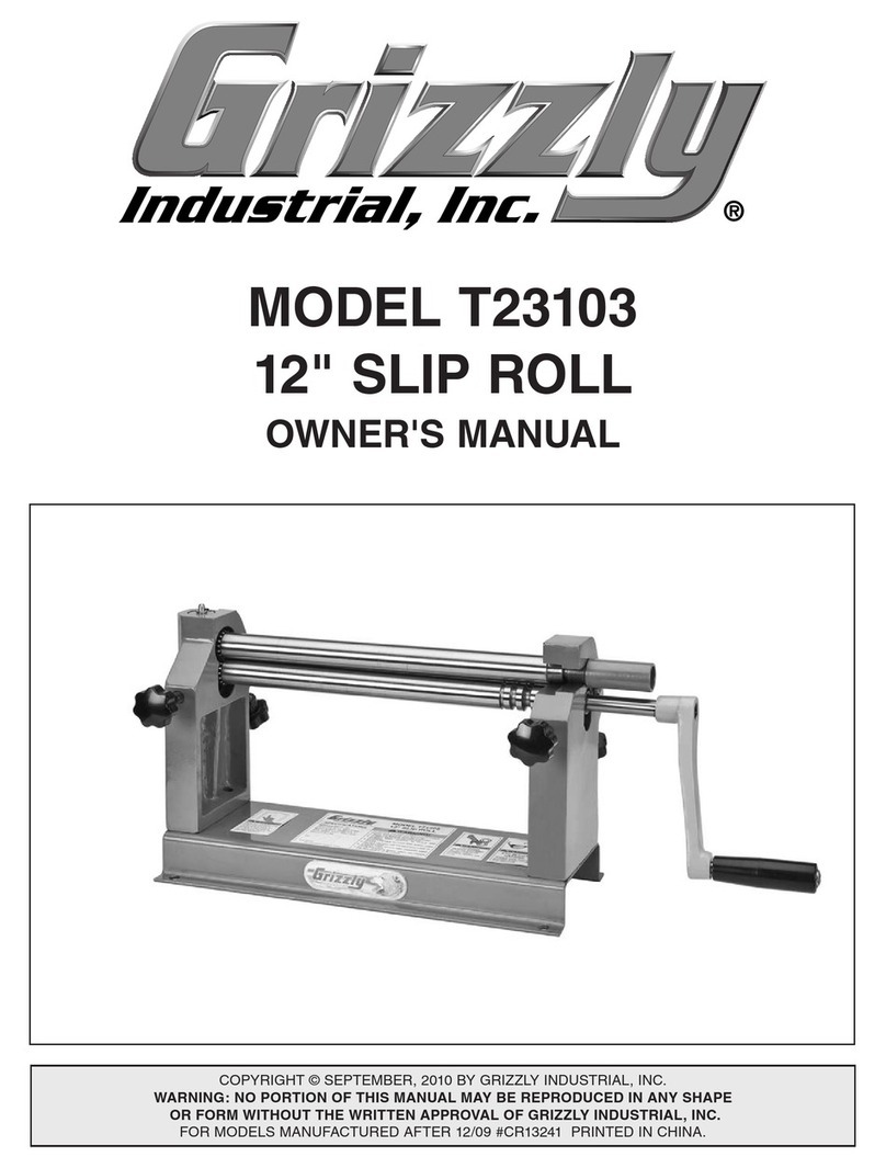 Grizzly T23103 User manual