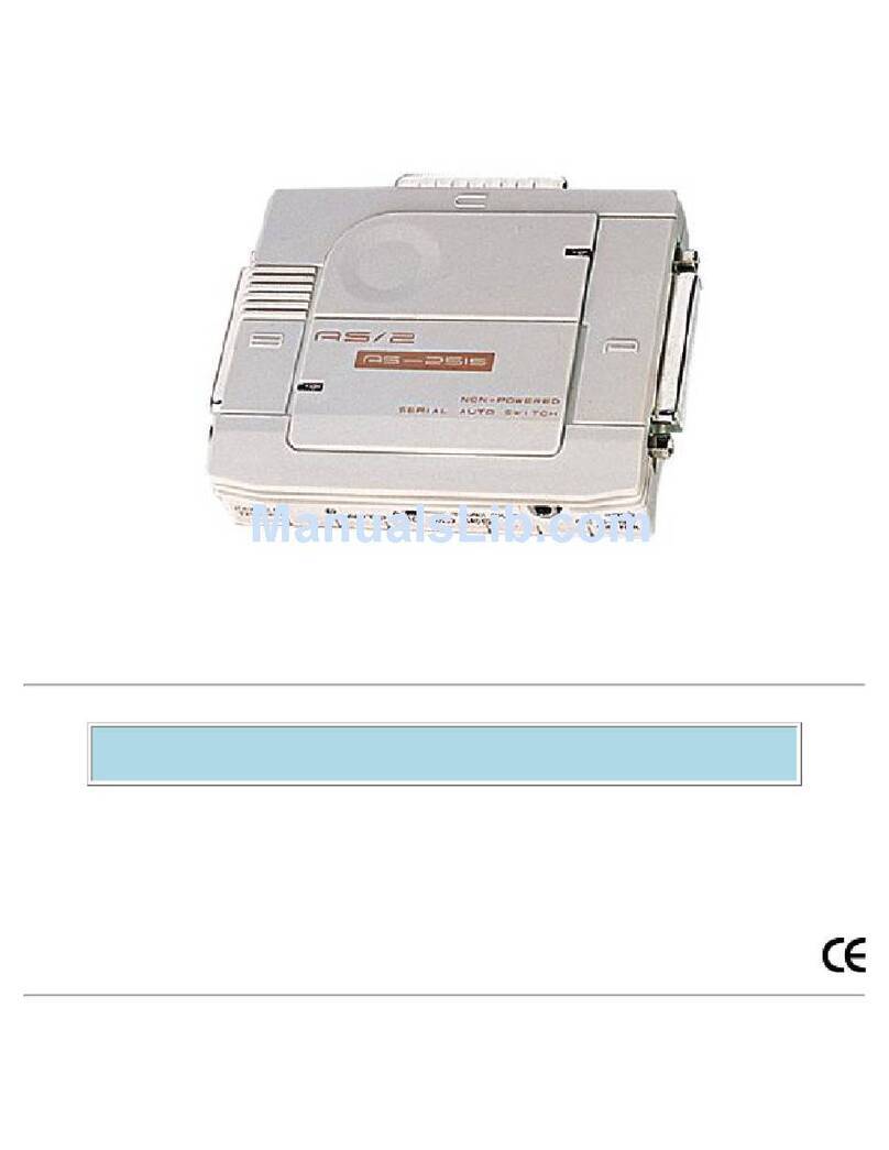 ATEN AS-251S User manual ATEN AS-251S User manual