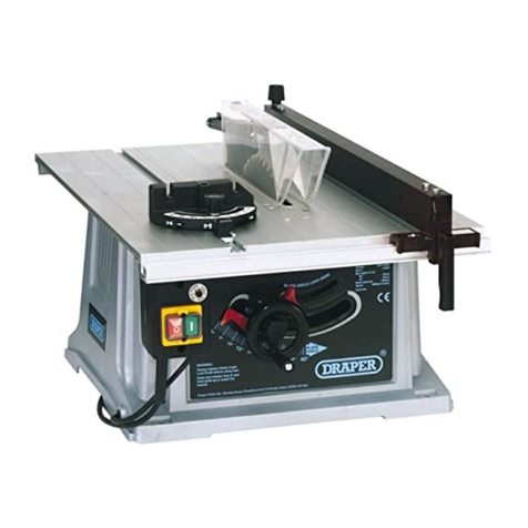 Draper 254mm Table Saw User manual