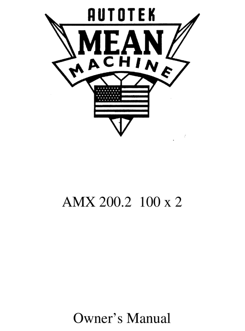 Autotek AMX 200.2 owner's manual