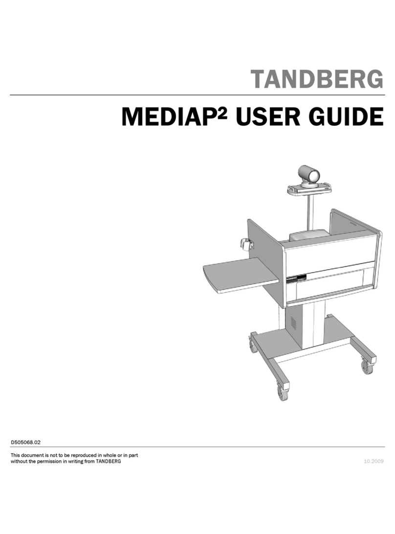 TANDBERG MEDIAP2 User manual