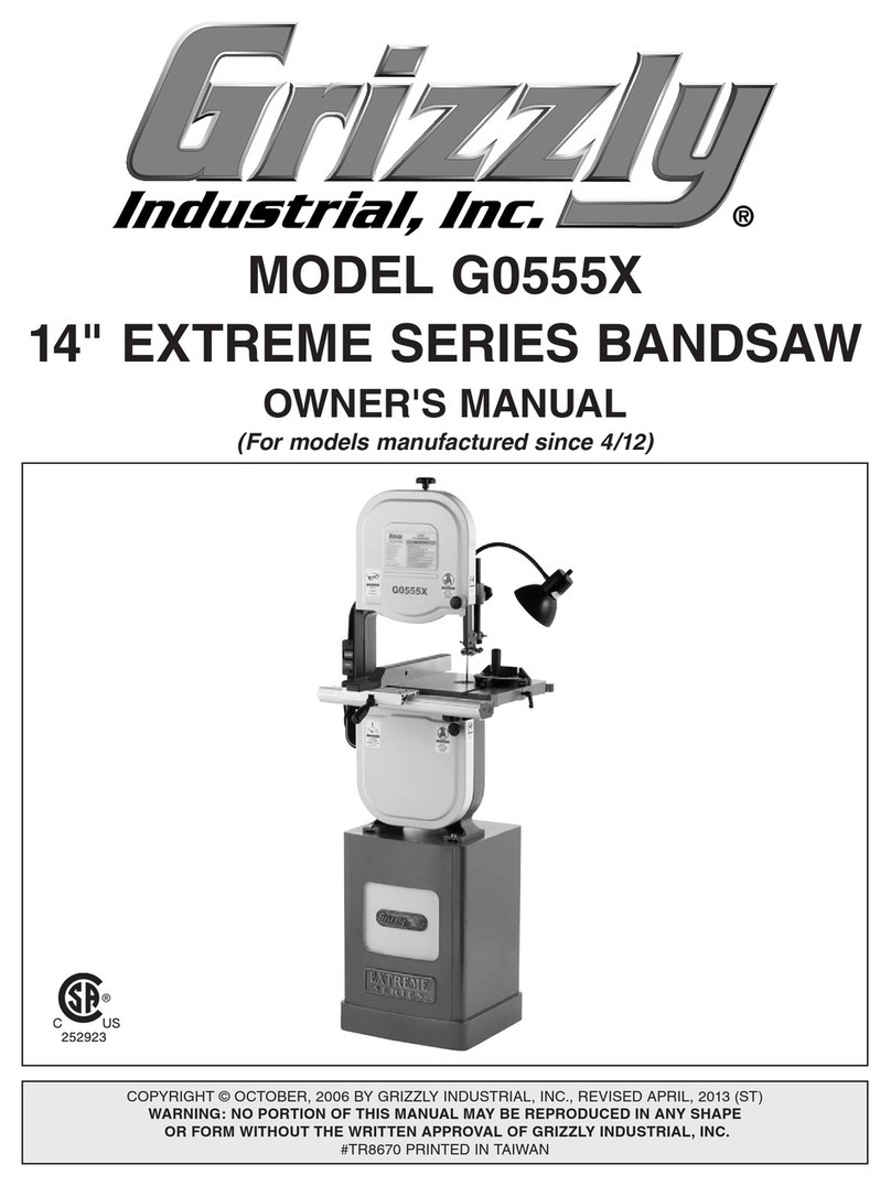 Grizzly EXTREME G0555X User manual Grizzly EXTREME G0555X User manual