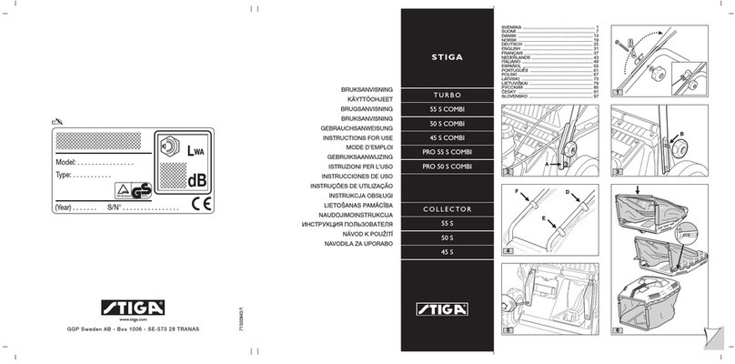 Stiga TURBO 55 S COMBI Instructions for use