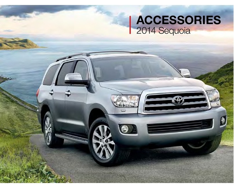 Toyota Sequoia 2014 Accessories guide