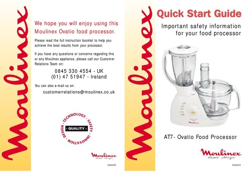 Moulinex Ovatio AT7 User manual