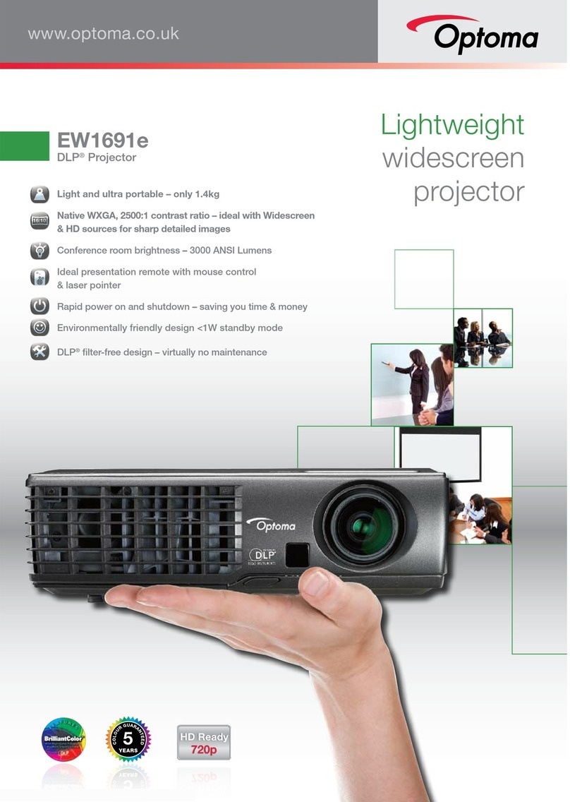 Optoma EW1691e Specifications