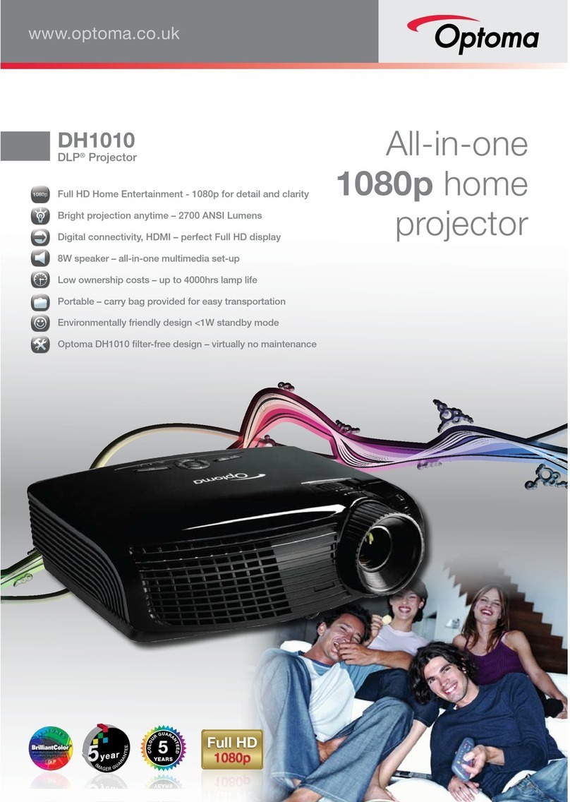 Optoma DH1010 User manual