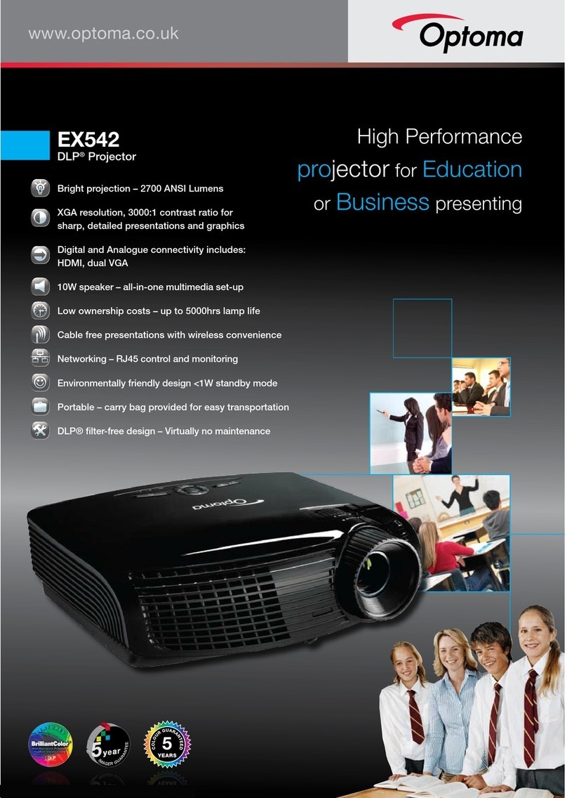 Optoma EX542 Specifications