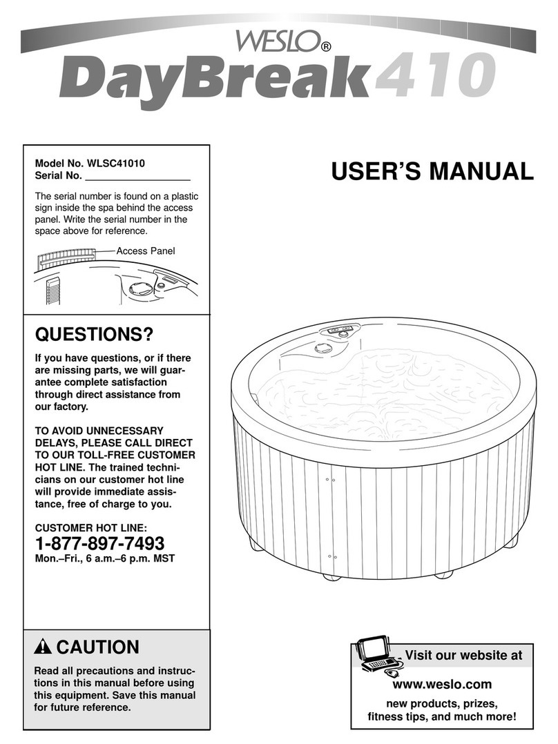 Weslo WLSC41010 User manual