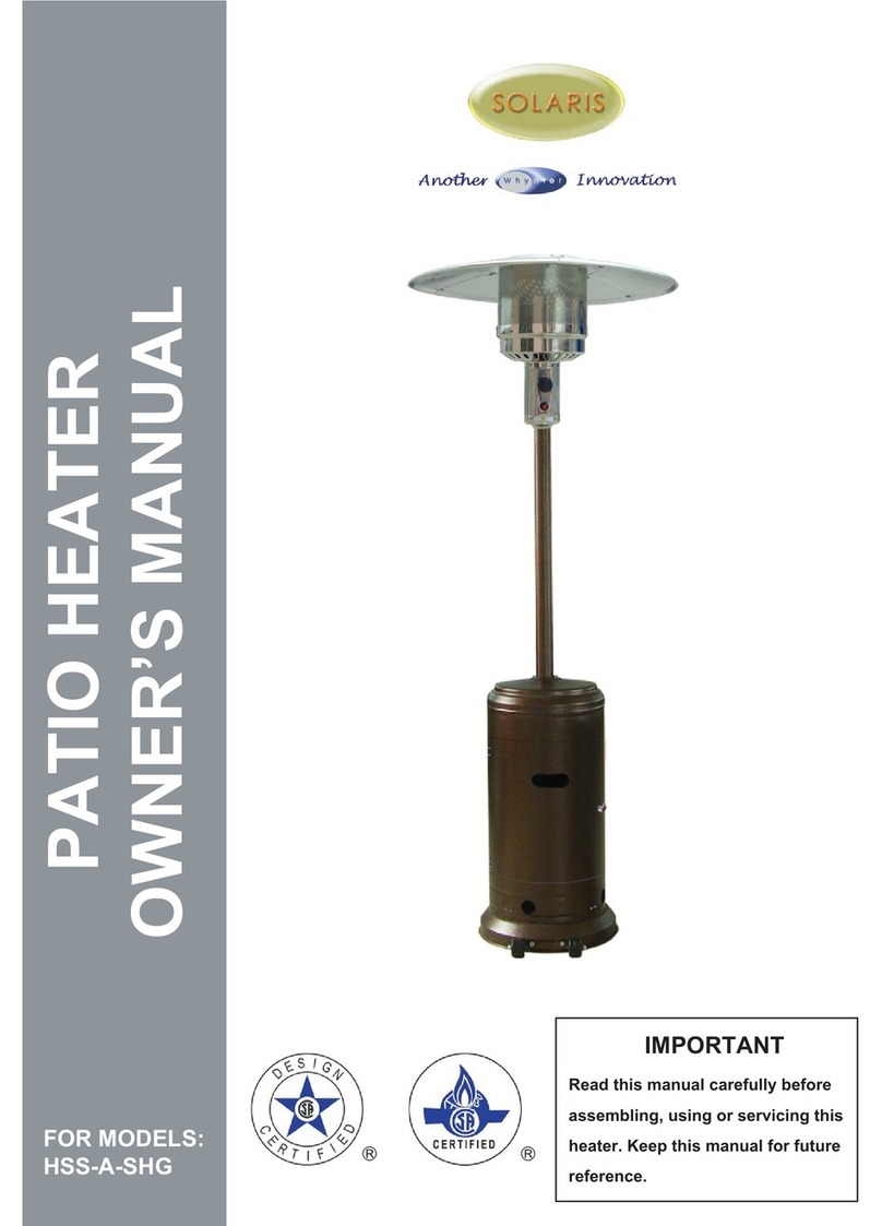 Solaris HSS-A-SHG owner's manual