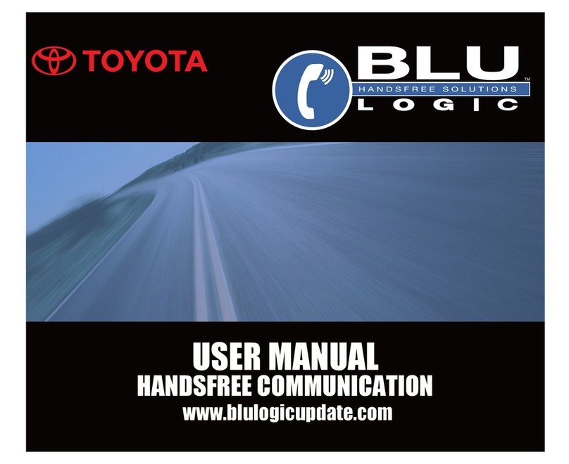 Toyota handsfree communication User manual