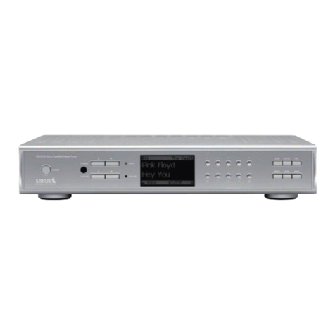 Sirius Satellite Radio SRH550C User manual Sirius Satellite Radio SRH550C User manual