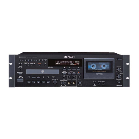 Denon DN-T625 User manual