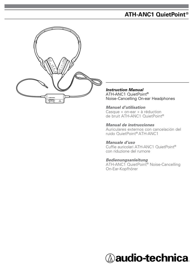 Audio Technica ATH-ANC1 QuietPoint instruction manual