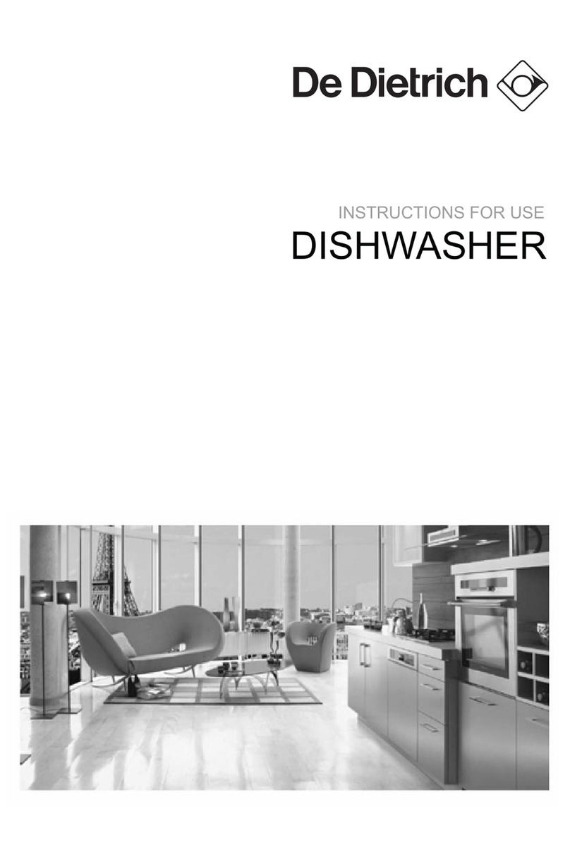 DeDietrich DVY1010J Instructions for use