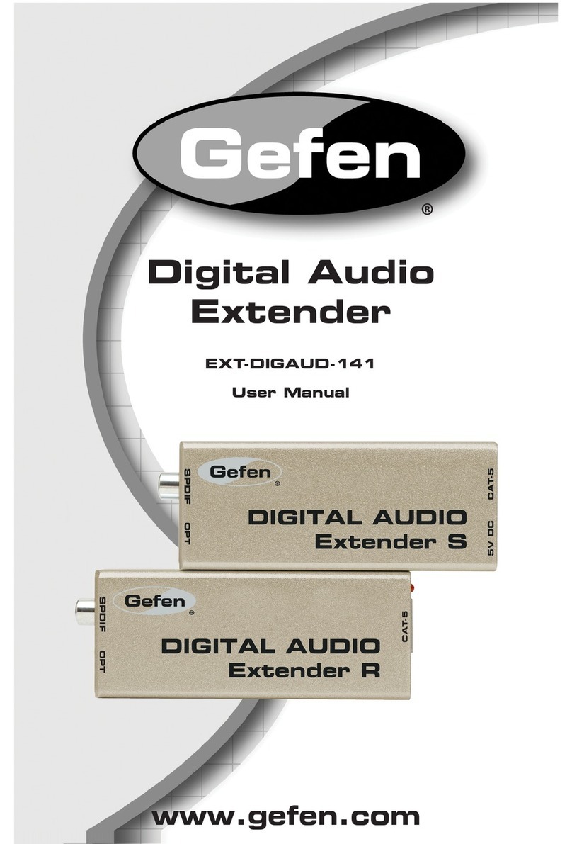 Gefen EXT-DIGAUD-141 User manual