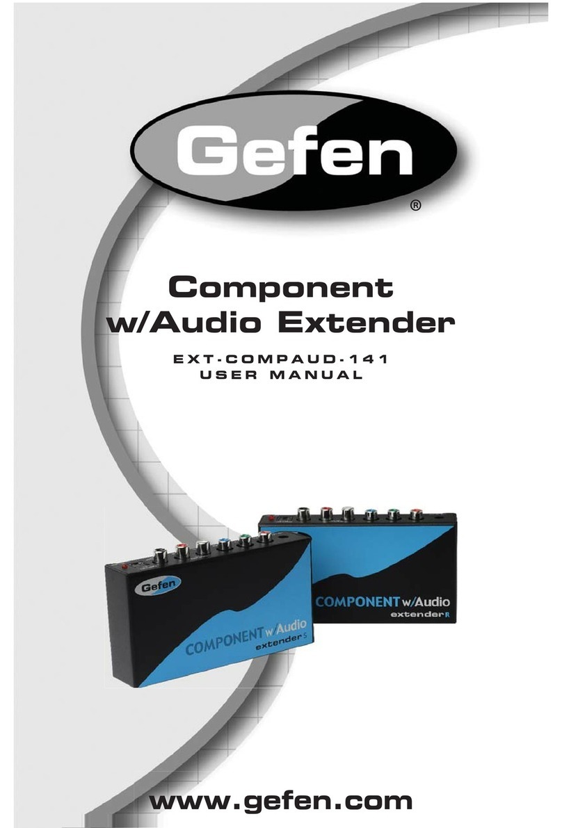 Gefen EXT-COMPAUD-141 User manual Gefen EXT-COMPAUD-141 User manual