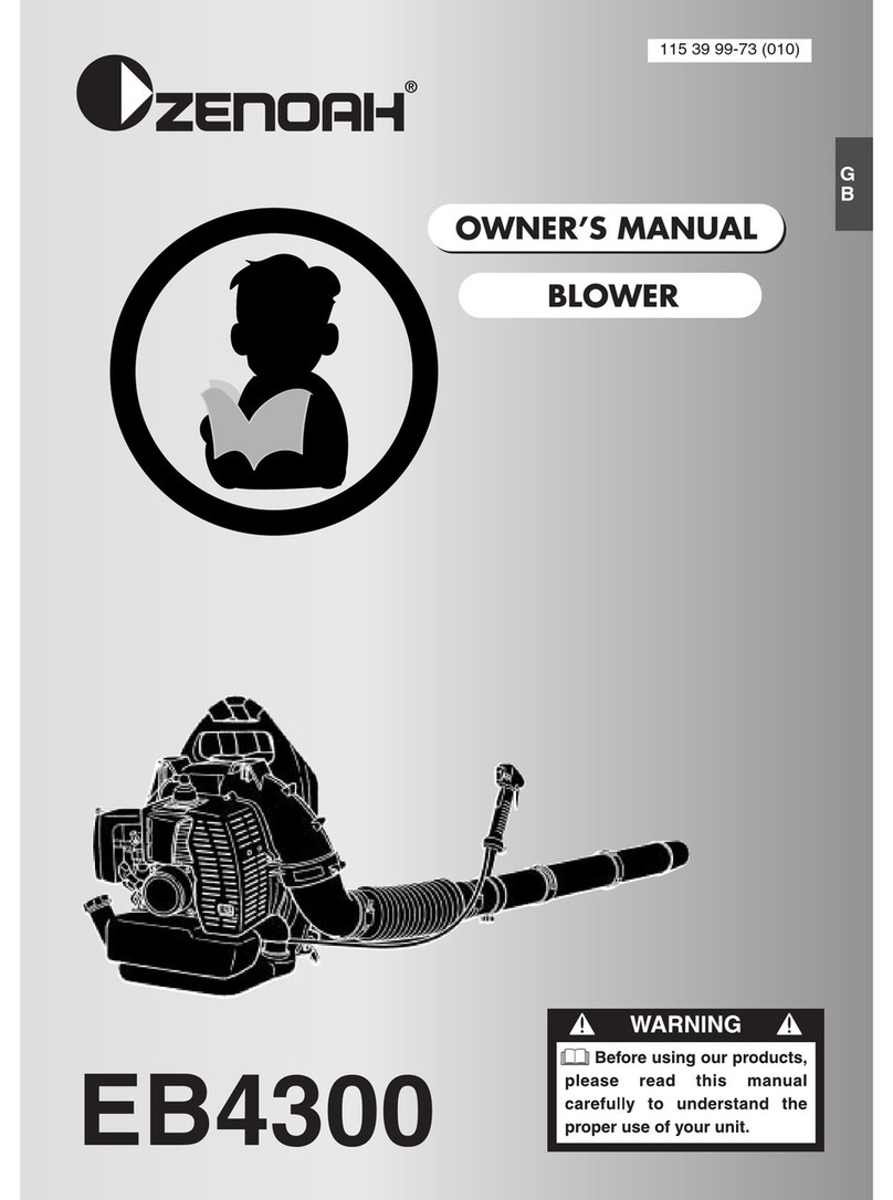 Zenoah Zenoah EB4300 owner's manual Zenoah Zenoah EB4300 owner's manual