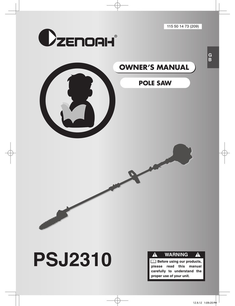 Zenoah PSJ2310 User manual