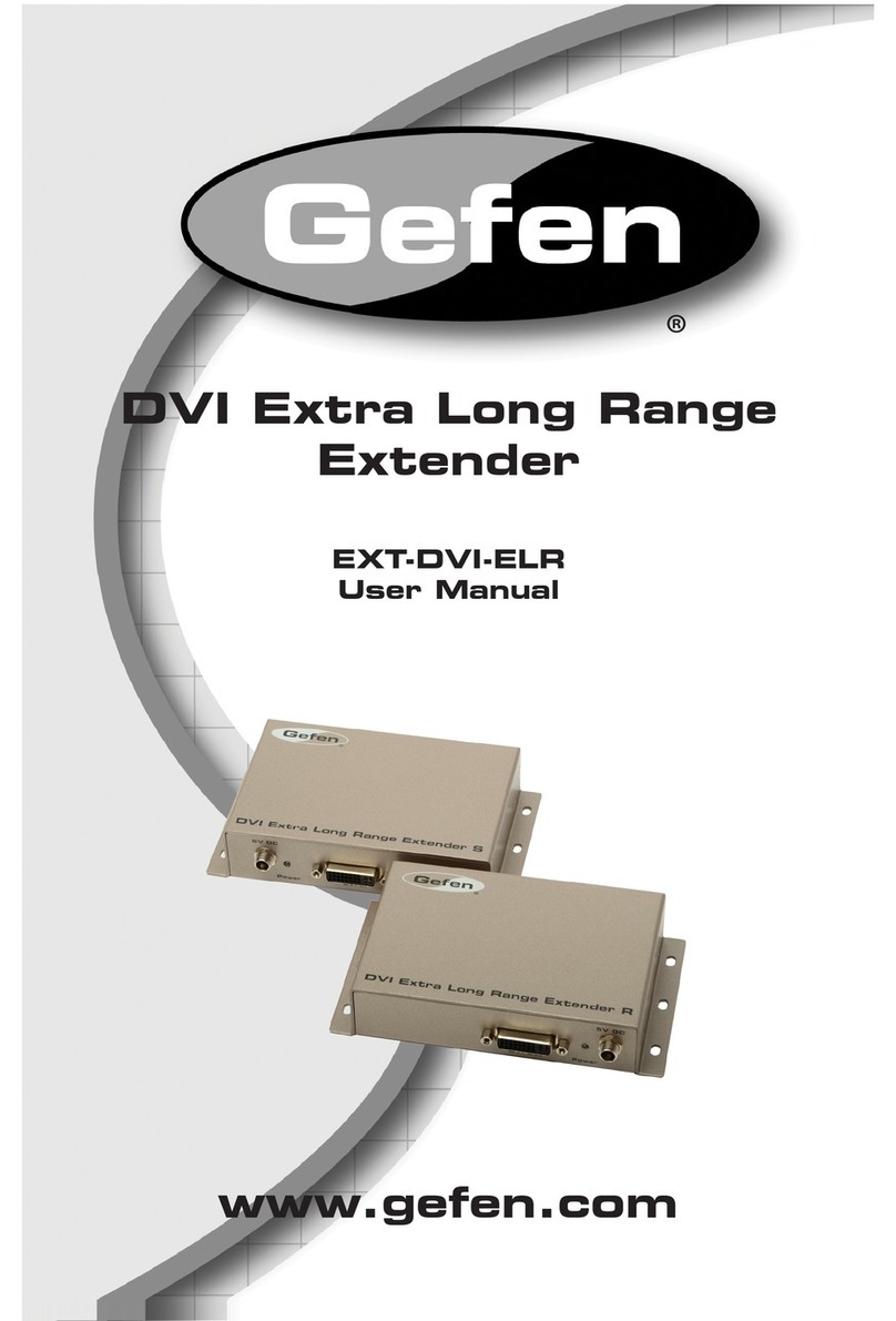 Gefen EXT-DVI-ELR user manual