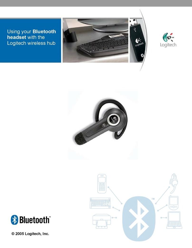 Logitech Bluetooth Headset User manual