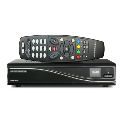 Dreambox Dreambox DM800 HD se user manual