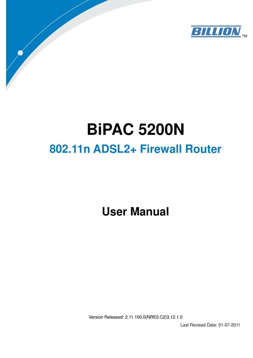 Billion BiPAC 5200N user manual