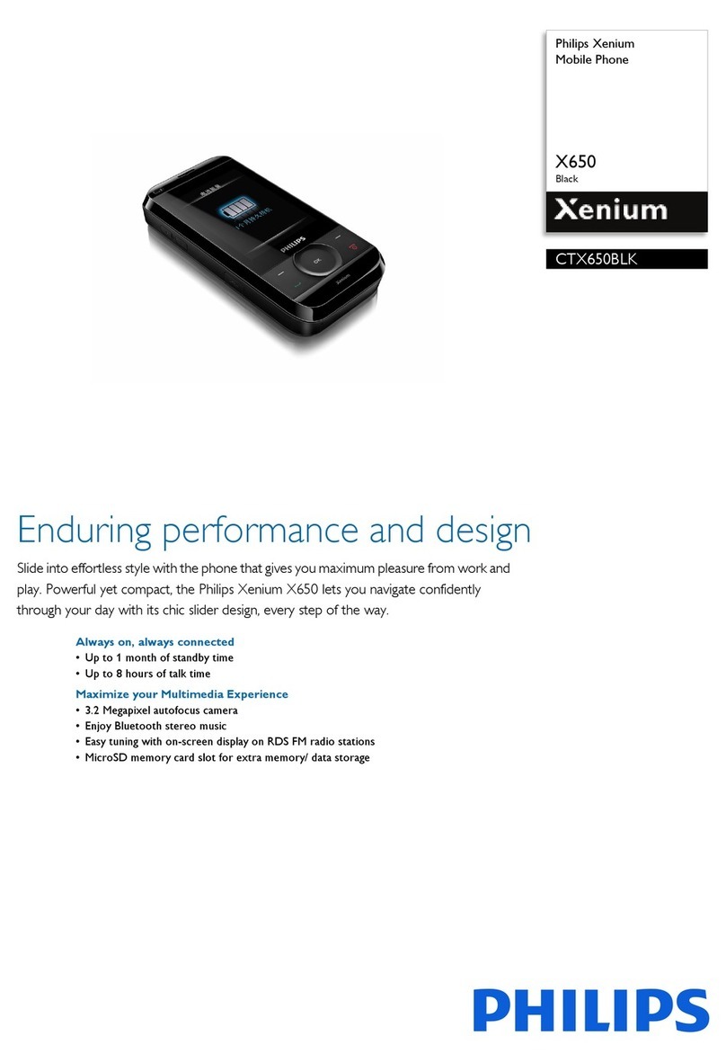 Philips Xenium X60 User manual