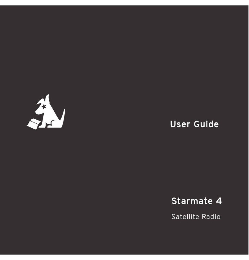 Sirius Satellite Radio Sirius Starmate 4 user guide Sirius Satellite Radio Sirius Starmate 4 user guide