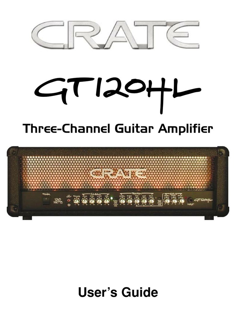 Crate GT120HL user guide