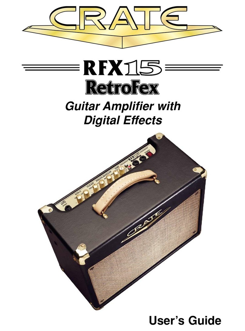 Crate RetroFex RFX15 User manual