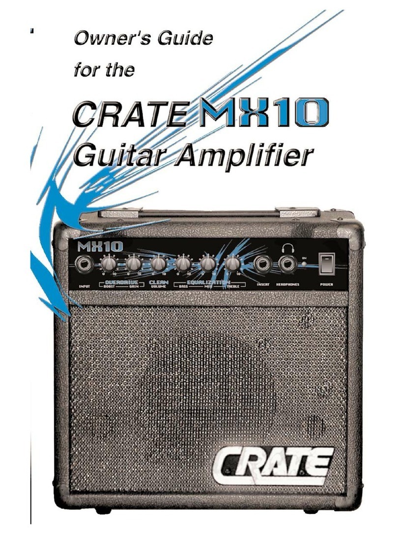 Crate MX10 owner's manual