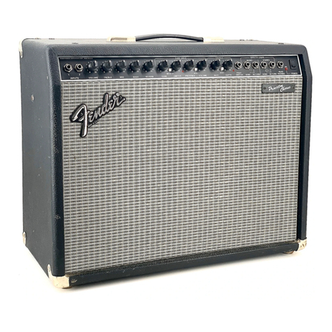Fender Princeton Chorus DSP User manual