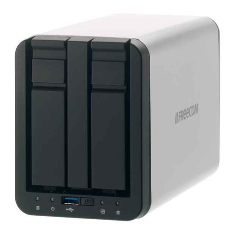 Freecom SILVER STORE 2-DRIVE NAS User manual