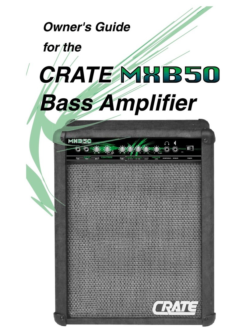 Crate MXB50 User manual