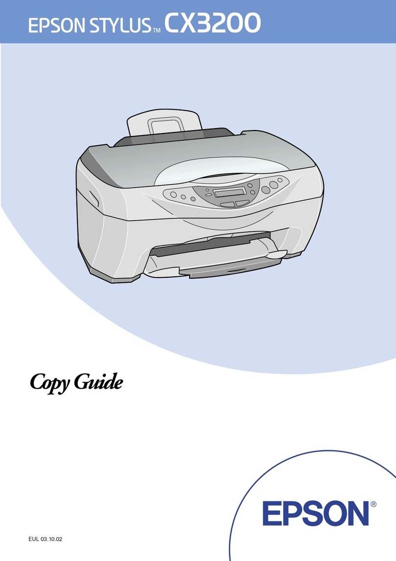 Epson Stylus CX3200 User manual
