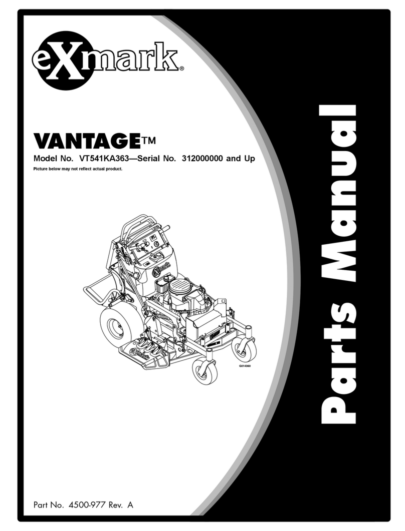 Exmark VANTAGE VT541KA363 User manual